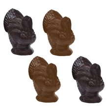 Load image into Gallery viewer, Thanksgiving Gourmet Milk and Dark Chocolate Turkey Favors, 4-pack - 12 OZ