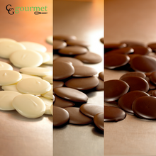 Load image into Gallery viewer, Baking Belgian Chocolate Wafers | Milk, Dark and White