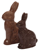 Load image into Gallery viewer, Easter Gourmet Chocolate Bunny Gift Bags | 4-pack Milk and Dark | 3D, with 4 Chocolate Eggs each | Gift Bag - 3 in tall