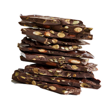 Load image into Gallery viewer, Belgian Dark Chocolate Almond Bark Gift Box – 5 OZ