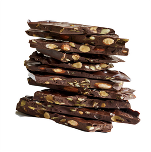 Belgian Dark Chocolate Almond Bark Gift Box – 5 OZ