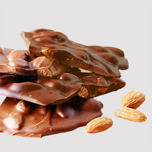 Load image into Gallery viewer, Belgian MILK Chocolate Almond Bark Gift Box – 5 OZ