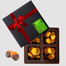 Load image into Gallery viewer, Gift Box of Belgian MILK Chocolate Dipped Dried Apricots, 5 OZ