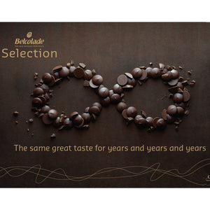 Belcolade Belgian Dark 60.5% Chocolate Noir Superieur | Bulk couverture 11LB/ 5KG | Ice Packs + Insulation in