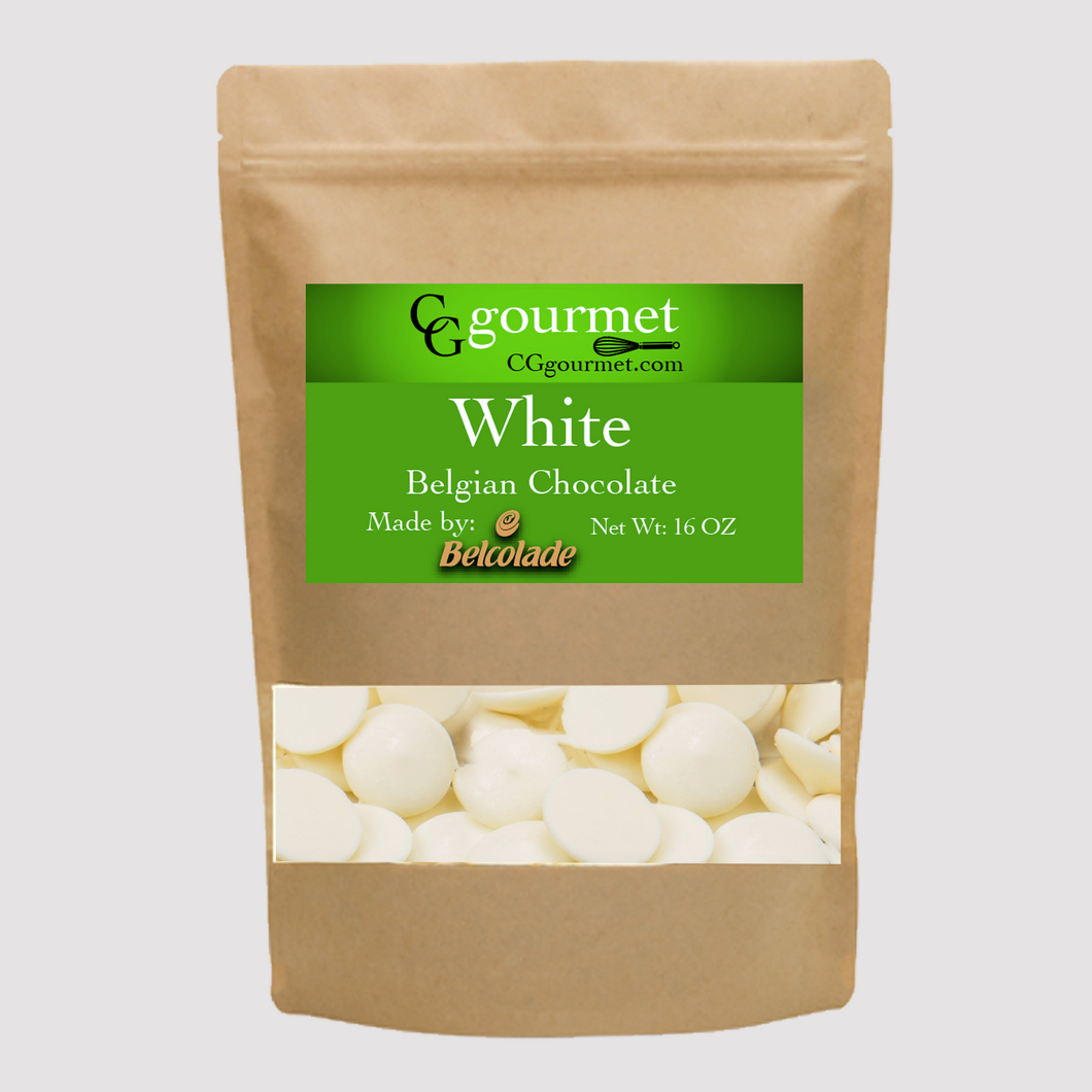 BELCOLADE Baking White Chocolate Wafers - 16 OZ